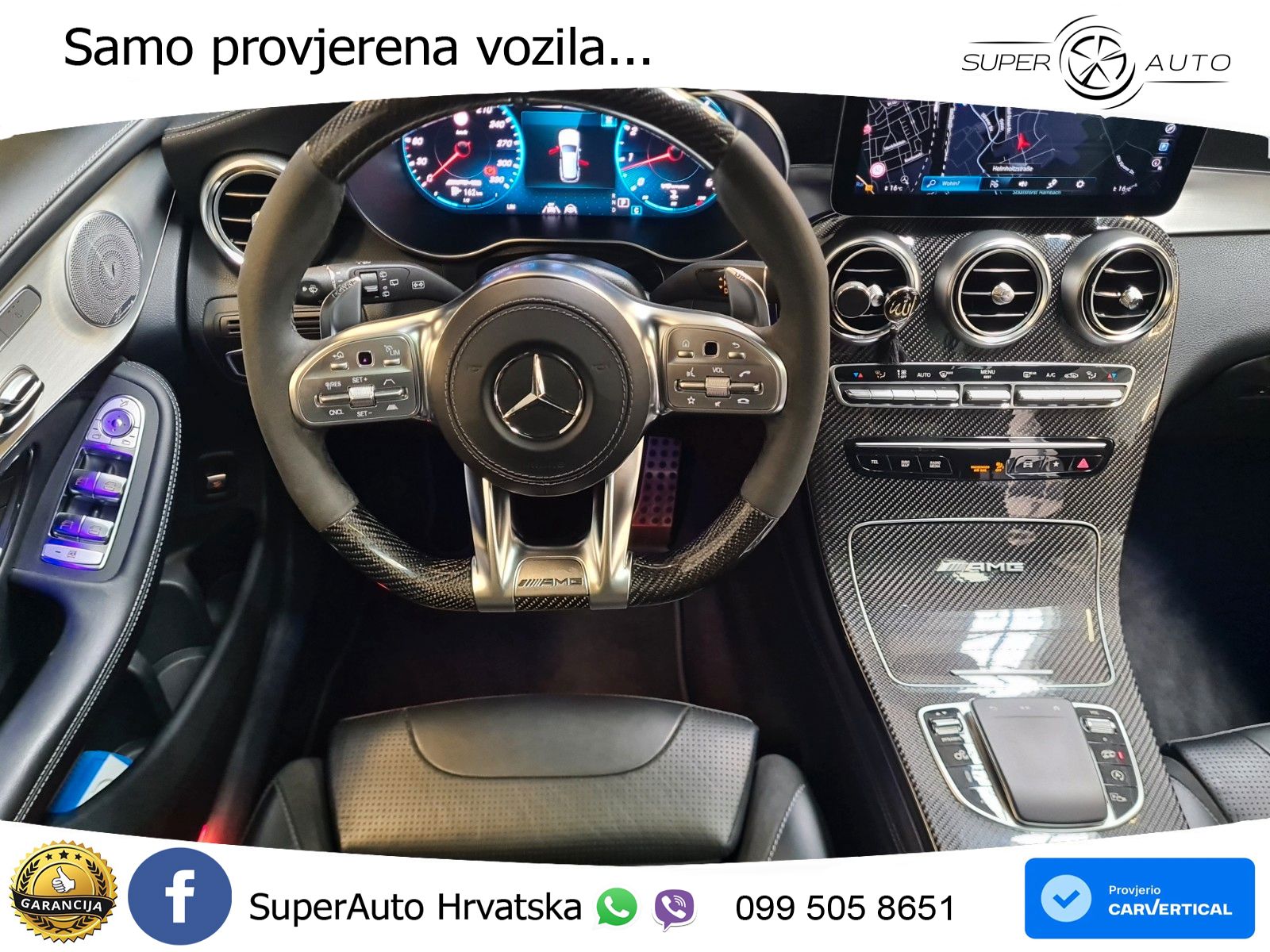 Mercedes AMG GLC 63 V8 (476 KS) 4MATIC+ MCT LED+GR SJED+ACC