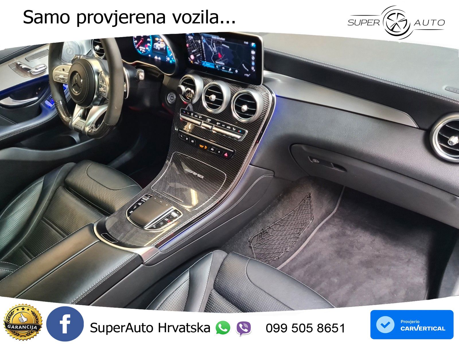 Mercedes AMG GLC 63 V8 (476 KS) 4MATIC+ MCT LED+GR SJED+ACC