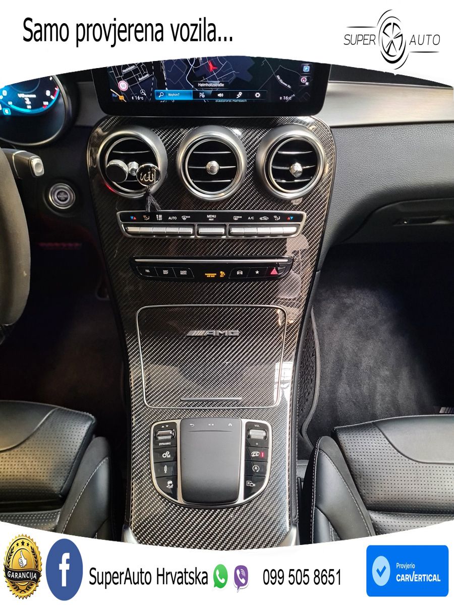 Mercedes AMG GLC 63 V8 (476 KS) 4MATIC+ MCT LED+GR SJED+ACC