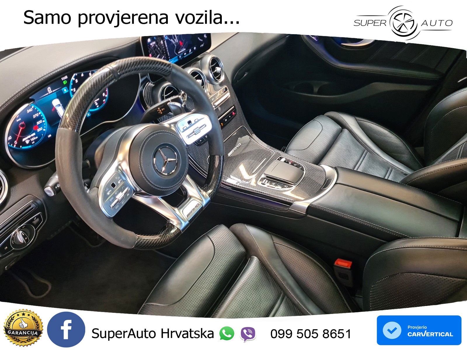Mercedes AMG GLC 63 V8 (476 KS) 4MATIC+ MCT LED+GR SJED+ACC