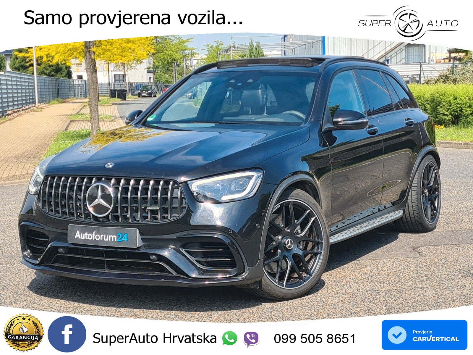 Mercedes AMG GLC 63 V8 (476 KS) 4MATIC+ MCT LED+GR SJED+ACC