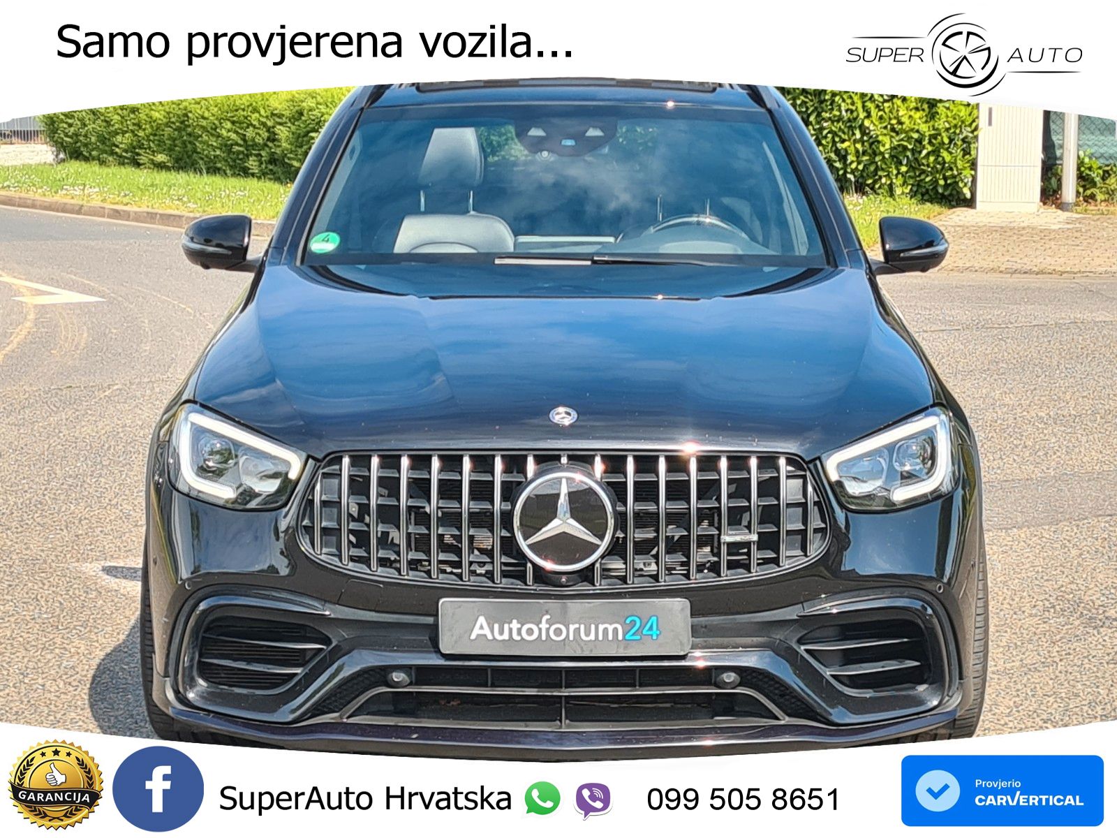 Mercedes AMG GLC 63 V8 (476 KS) 4MATIC+ MCT LED+GR SJED+ACC