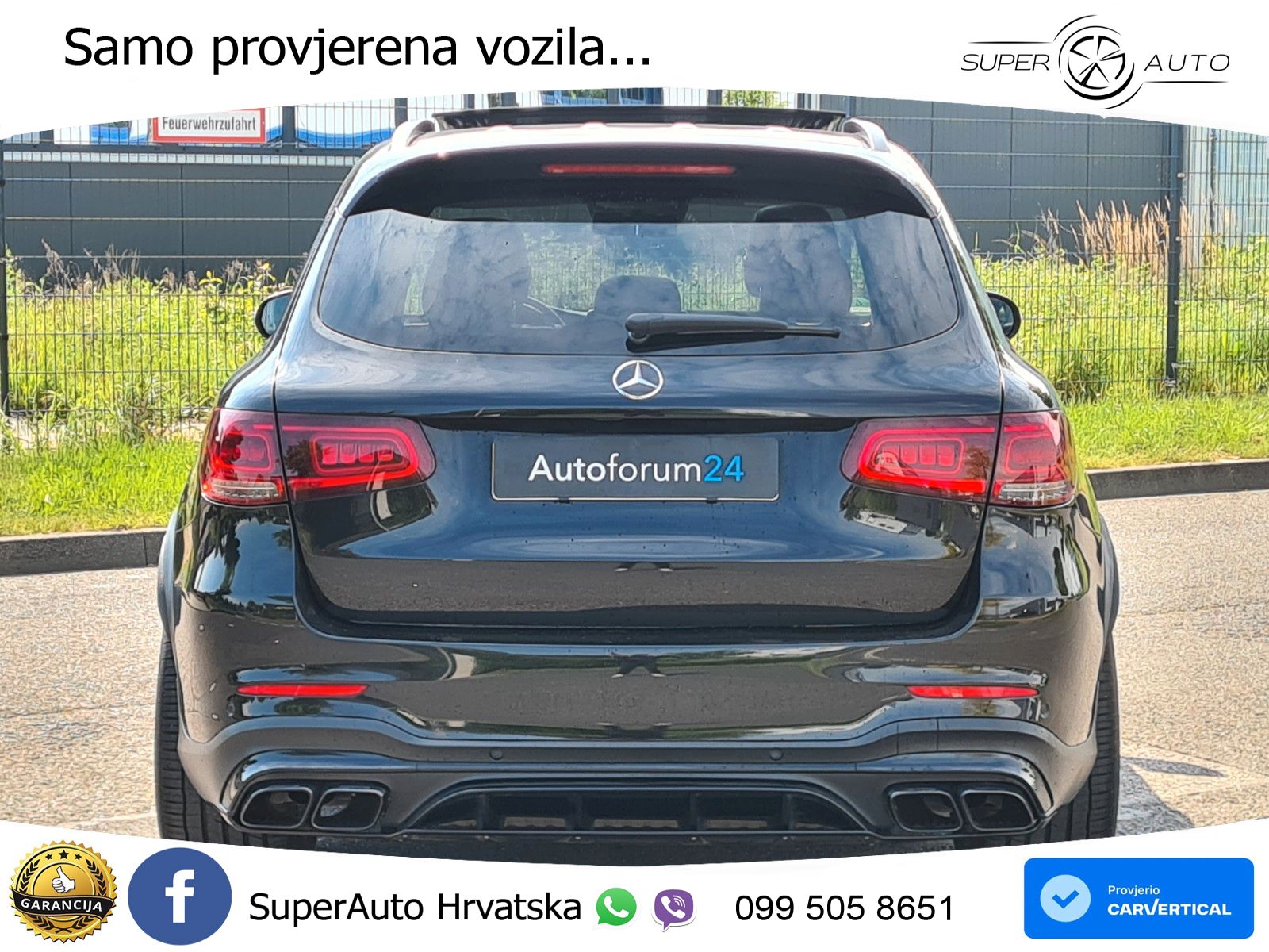 Mercedes AMG GLC 63 V8 (476 KS) 4MATIC+ MCT LED+GR SJED+ACC