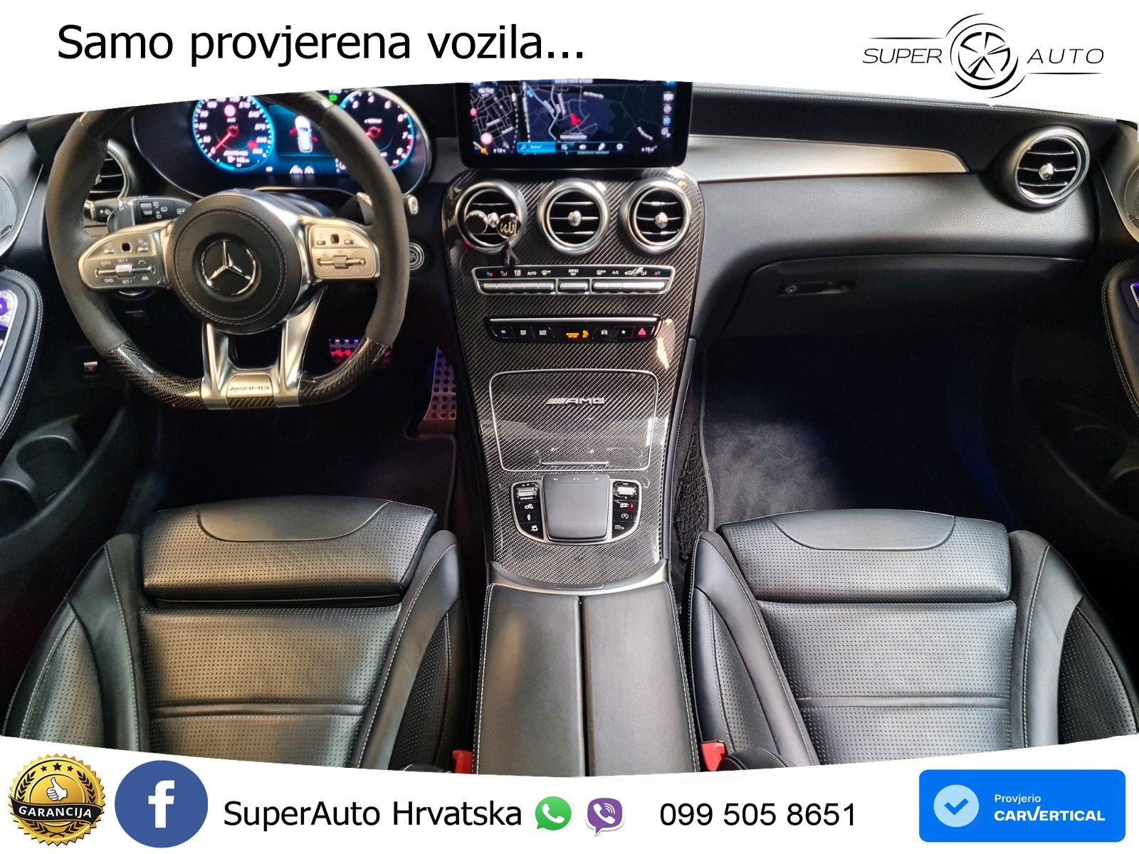 Mercedes AMG GLC 63 V8 (476 KS) 4MATIC+ MCT LED+GR SJED+ACC