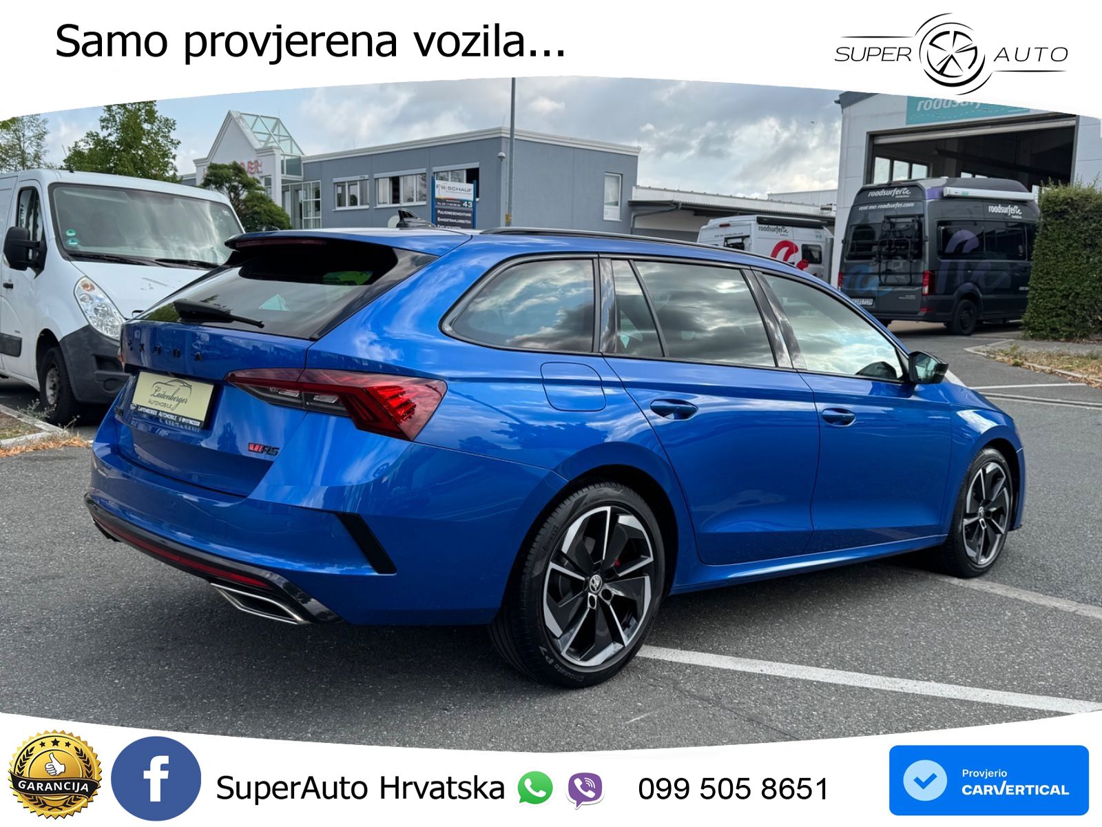 Škoda Octavia Combi RS 2.0 TDI (200 KS) DSG MATRIX+GR SJED+KAM