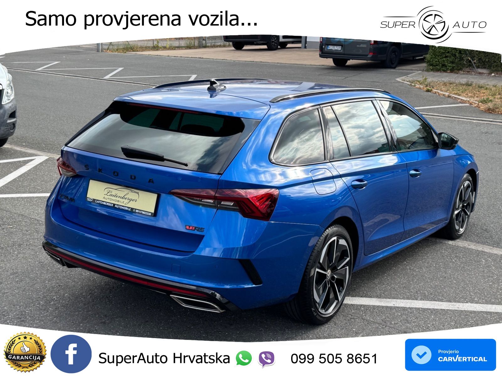 Škoda Octavia Combi RS 2.0 TDI (200 KS) DSG MATRIX+GR SJED+KAM
