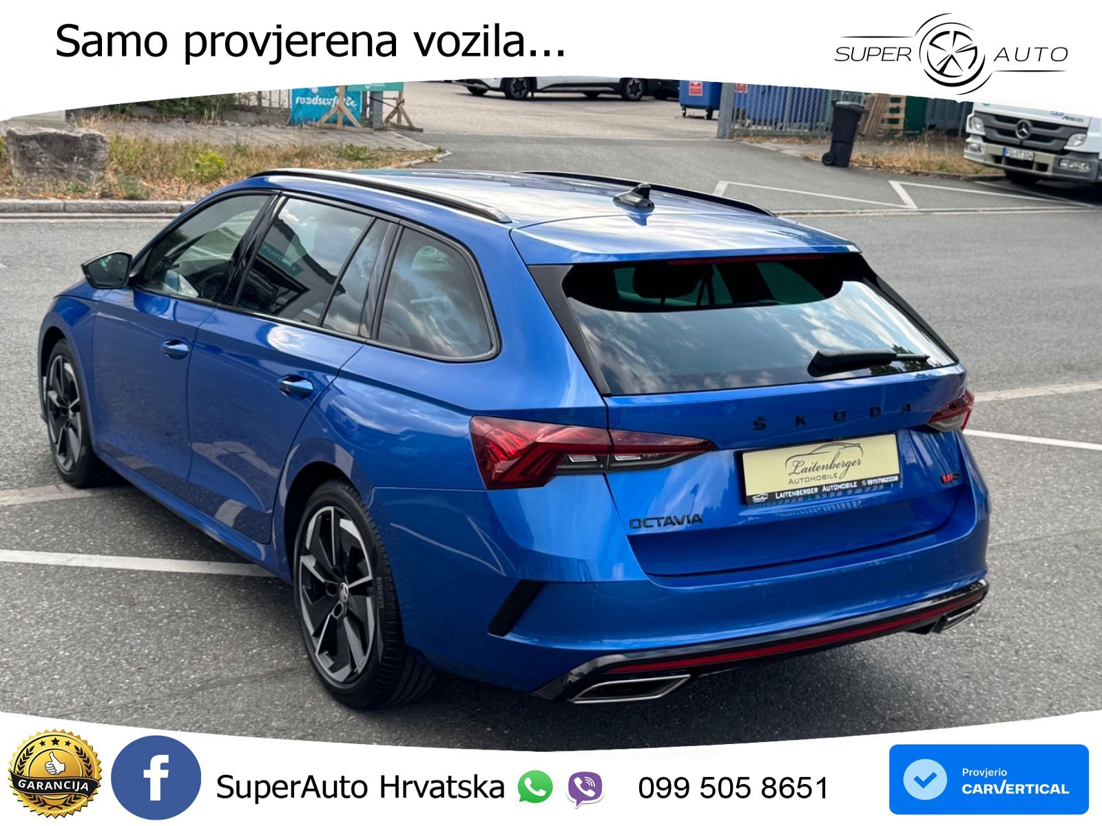 Škoda Octavia Combi RS 2.0 TDI (200 KS) DSG MATRIX+GR SJED+KAM