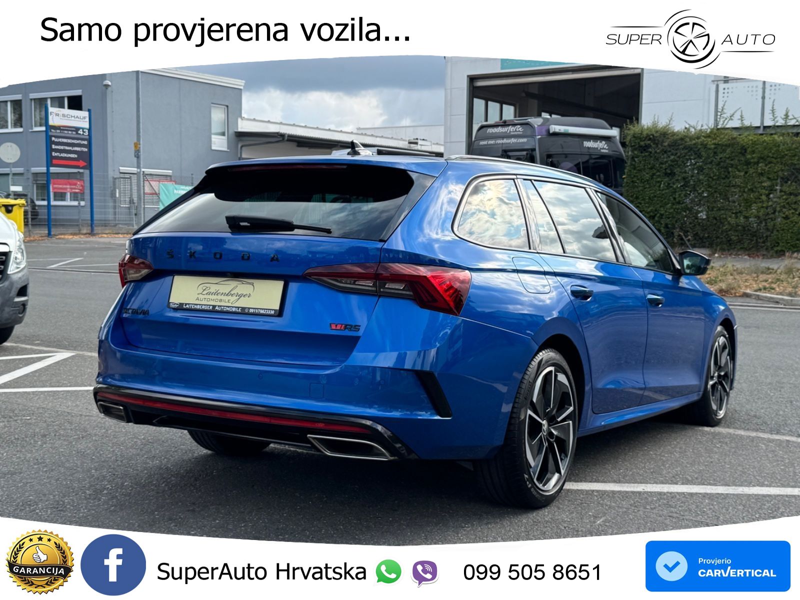 Škoda Octavia Combi RS 2.0 TDI (200 KS) DSG MATRIX+GR SJED+KAM