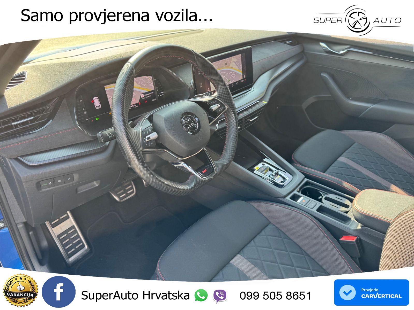 Škoda Octavia Combi RS 2.0 TDI (200 KS) DSG MATRIX+GR SJED+KAM