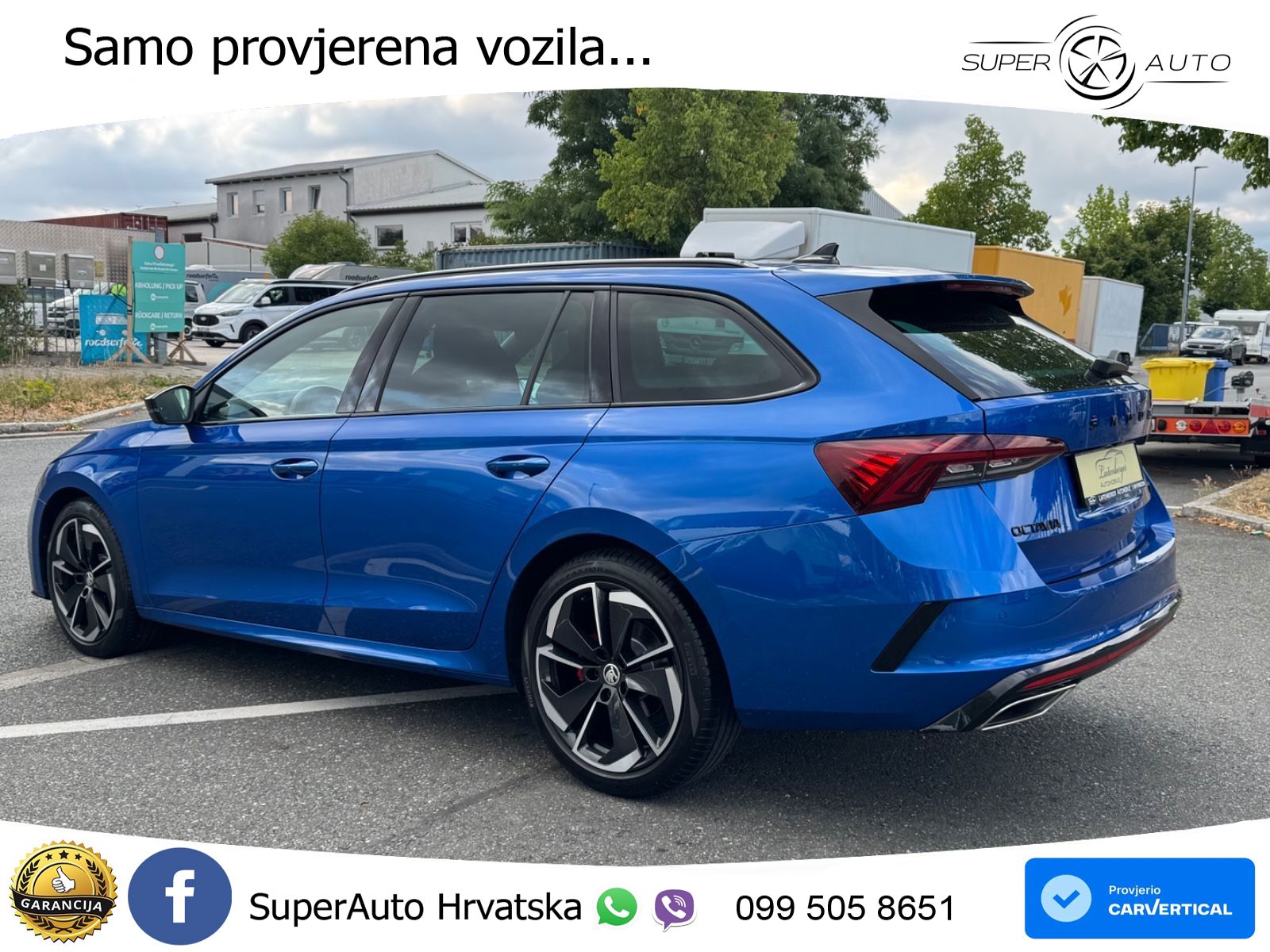Škoda Octavia Combi RS 2.0 TDI (200 KS) DSG MATRIX+GR SJED+KAM
