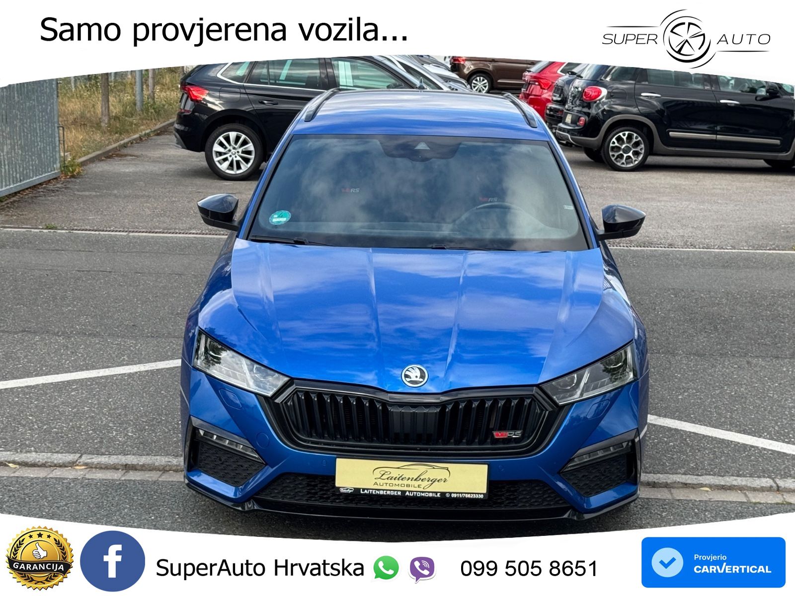 Škoda Octavia Combi RS 2.0 TDI (200 KS) DSG MATRIX+GR SJED+KAM