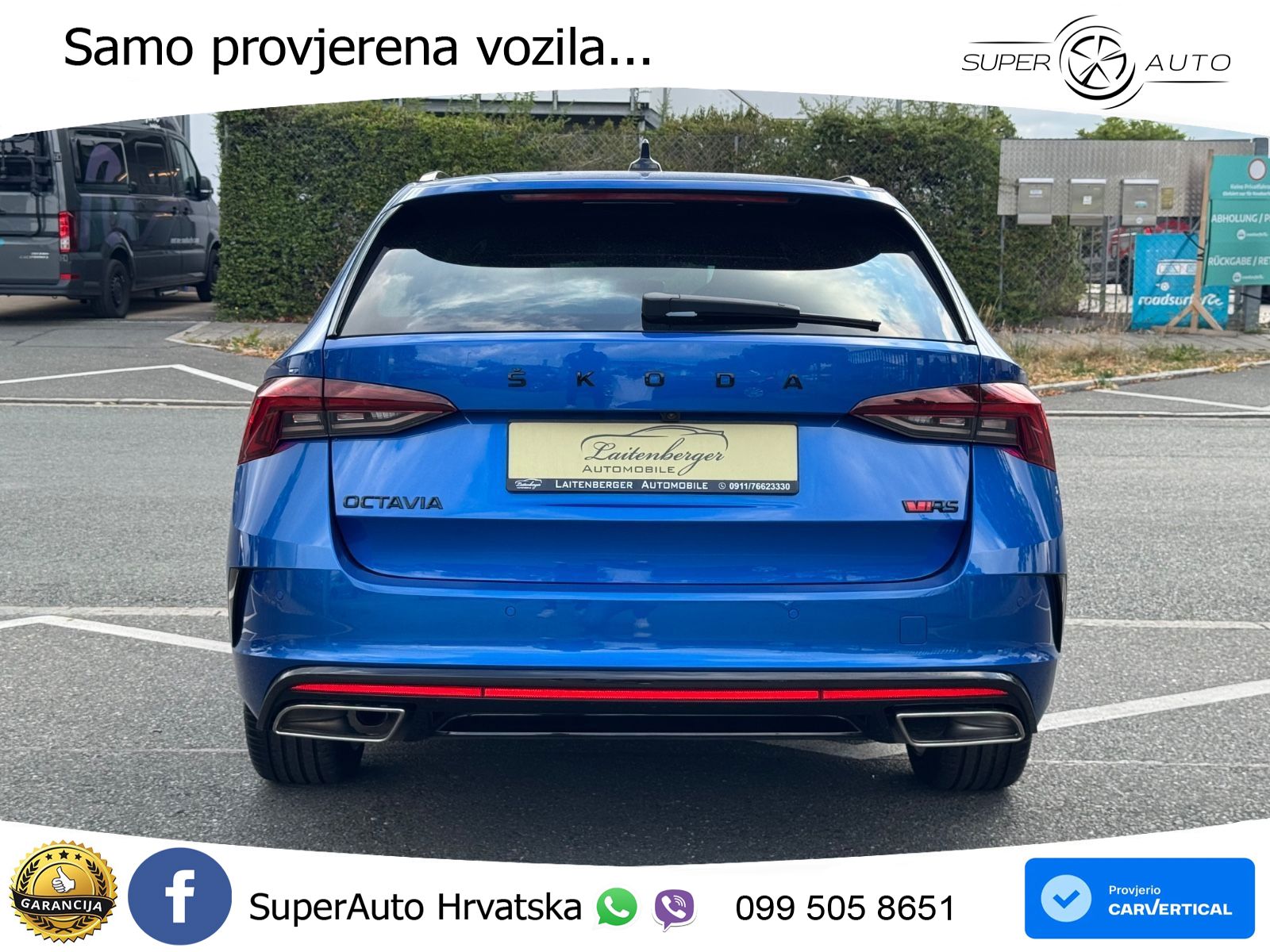 Škoda Octavia Combi RS 2.0 TDI (200 KS) DSG MATRIX+GR SJED+KAM