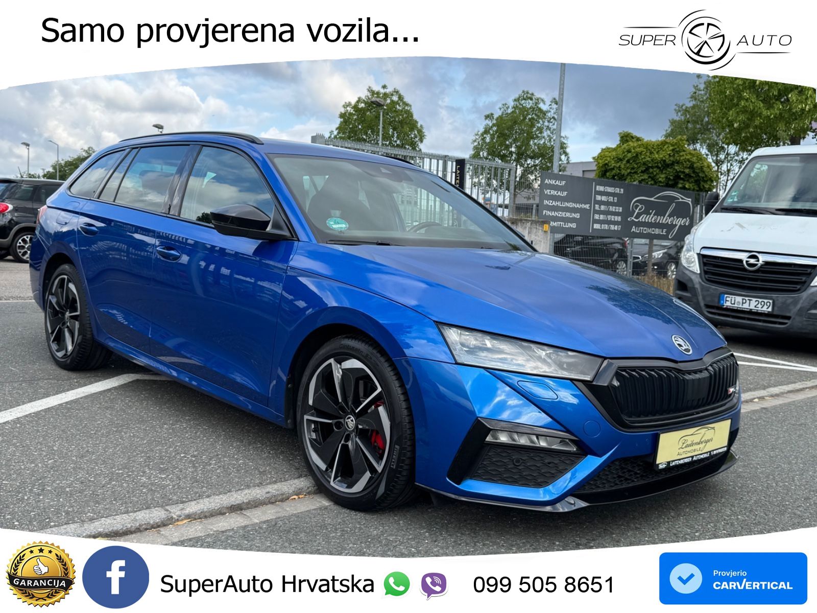 Škoda Octavia Combi RS 2.0 TDI (200 KS) DSG MATRIX+GR SJED+KAM