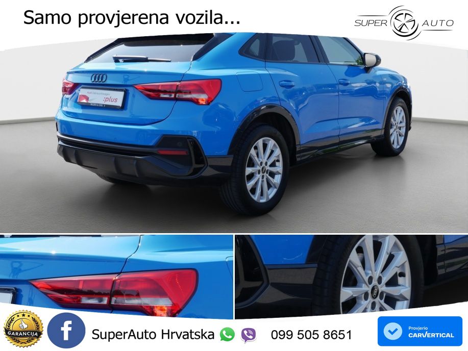 Audi Q3 II Sportback 35 TFSI (150 KS) S tronic S line LED+GR SJED+ACC