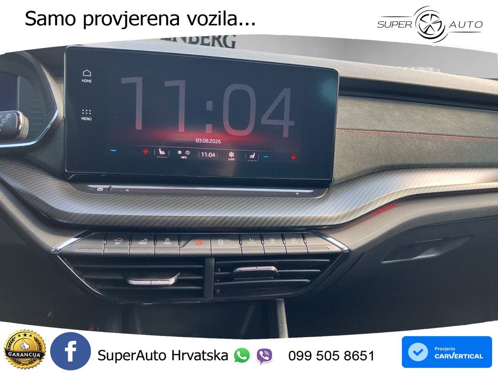 Škoda Octavia Combi RS 2.0 TDI (200 KS) DSG LED+GR SJED+ACC
