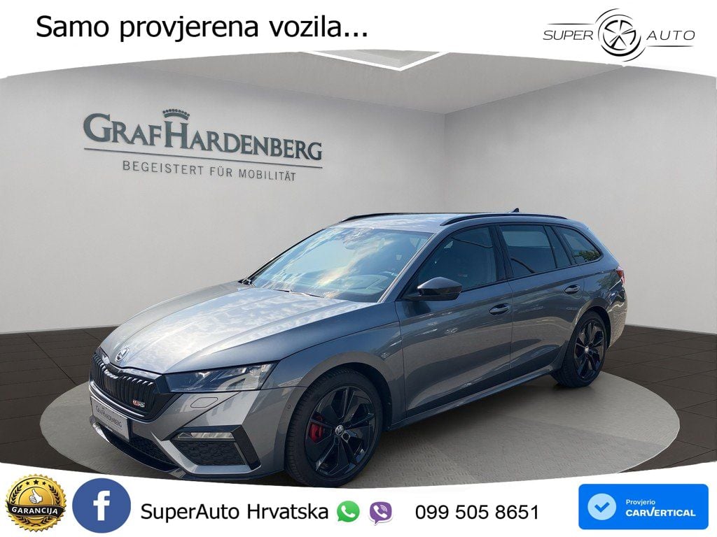 Škoda Octavia Combi RS 2.0 TDI (200 KS) DSG LED+GR SJED+ACC