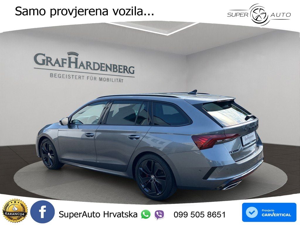 Škoda Octavia Combi RS 2.0 TDI (200 KS) DSG LED+GR SJED+ACC