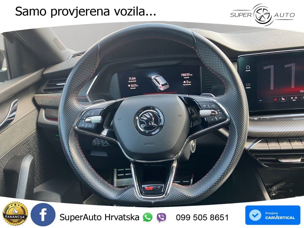 Škoda Octavia Combi RS 2.0 TDI (200 KS) DSG LED+GR SJED+ACC