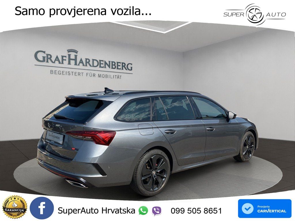 Škoda Octavia Combi RS 2.0 TDI (200 KS) DSG LED+GR SJED+ACC