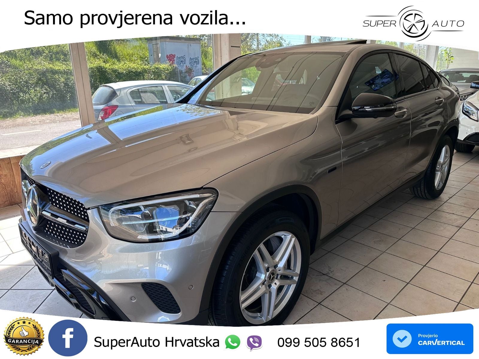 Mercedes GLC Coupe 300de (306 KS) 4MATIC 9G-TRONIC ZRAČNI+ACC+4xGR SJED+KAM