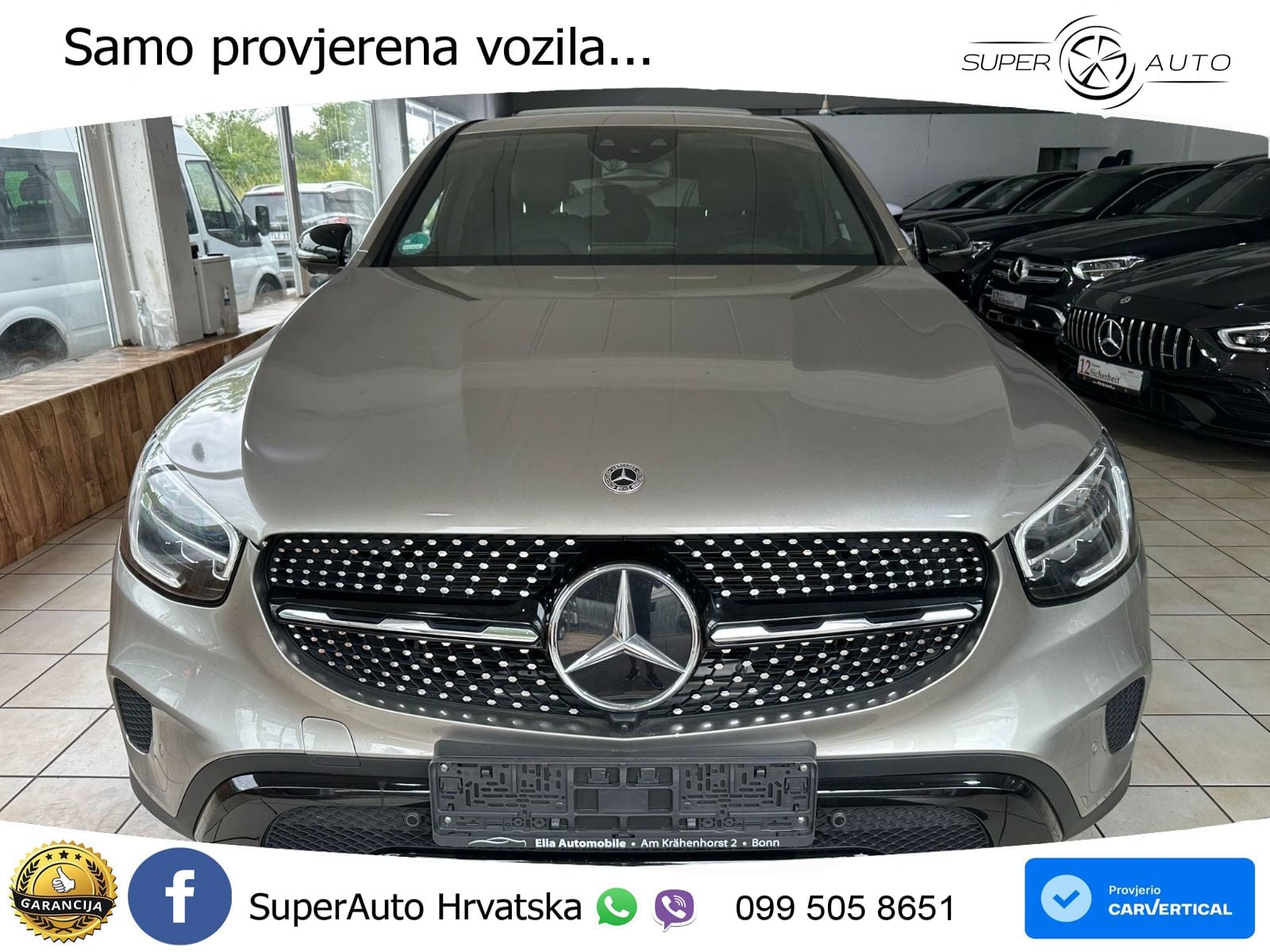 Mercedes GLC Coupe 300de (306 KS) 4MATIC 9G-TRONIC ZRAČNI+ACC+4xGR SJED+KAM