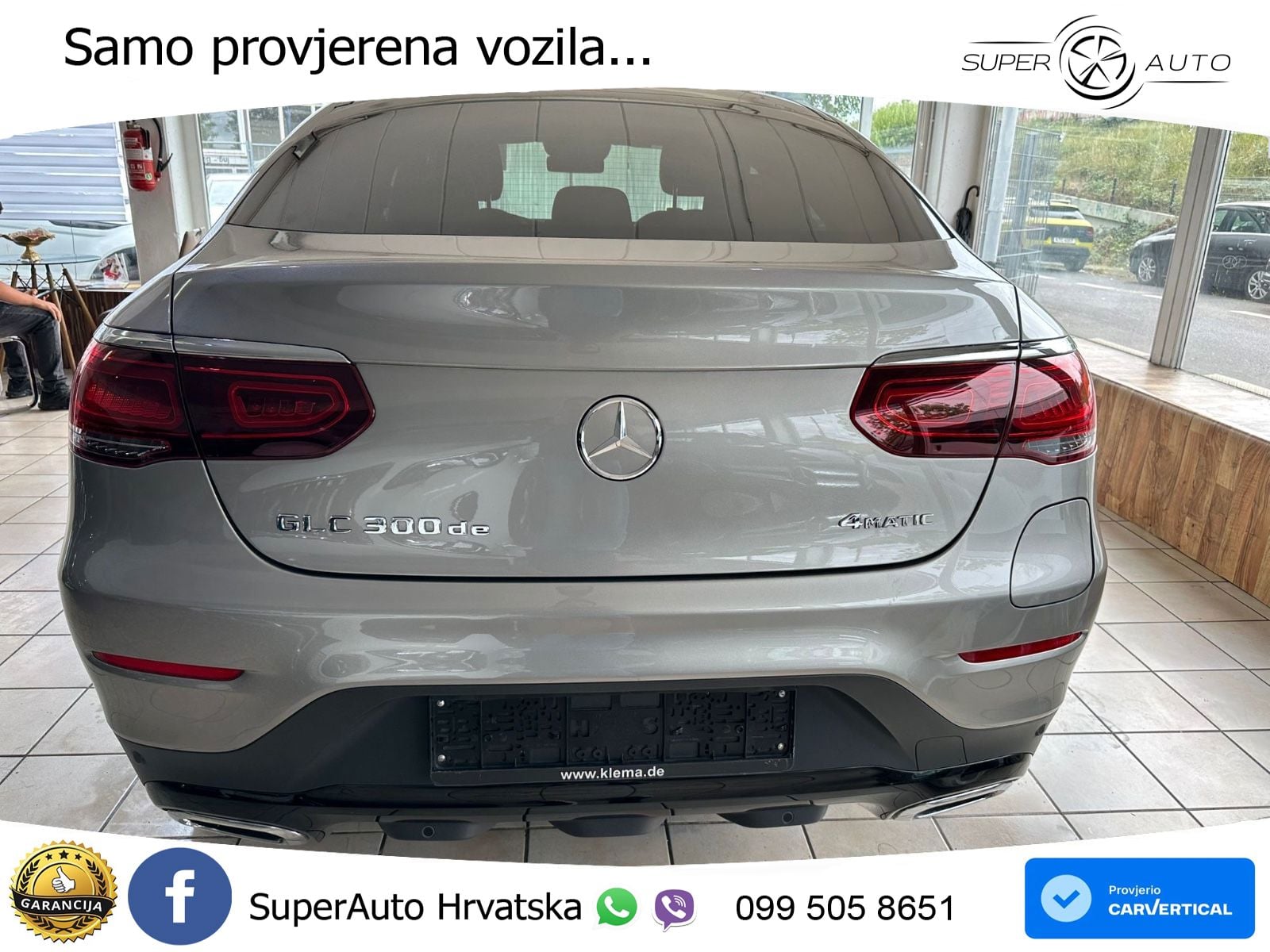 Mercedes GLC Coupe 300de (306 KS) 4MATIC 9G-TRONIC ZRAČNI+ACC+4xGR SJED+KAM
