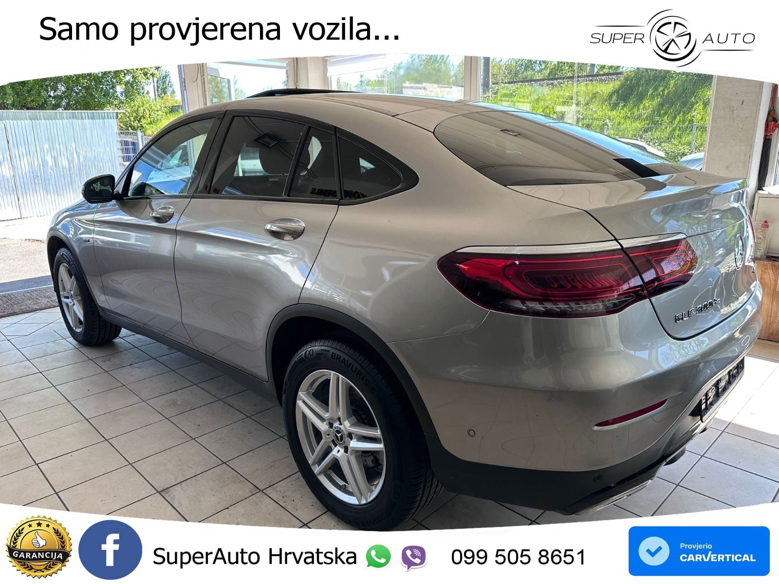 Mercedes GLC Coupe 300de (306 KS) 4MATIC 9G-TRONIC ZRAČNI+ACC+4xGR SJED+KAM
