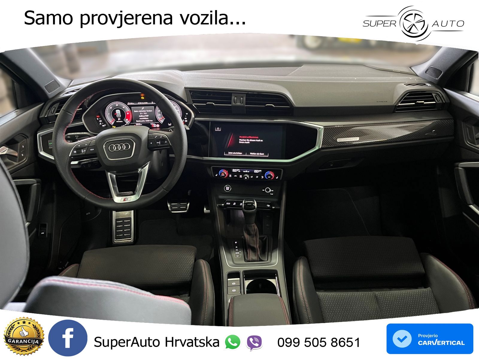 Audi Q3 40 TDI (193 KS) quattro S tronic S line LED+GR SJED+ACC