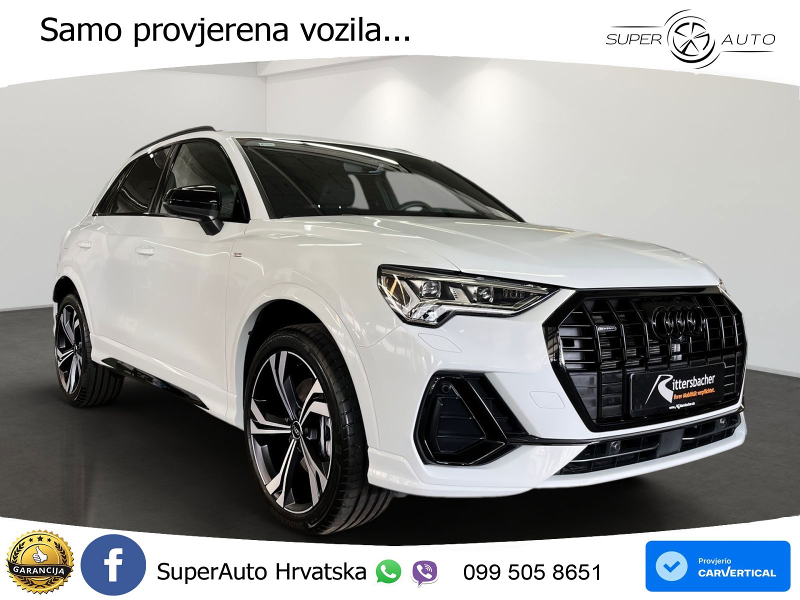 Audi Q3 40 TDI (193 KS) quattro S tronic S line LED+GR SJED+ACC