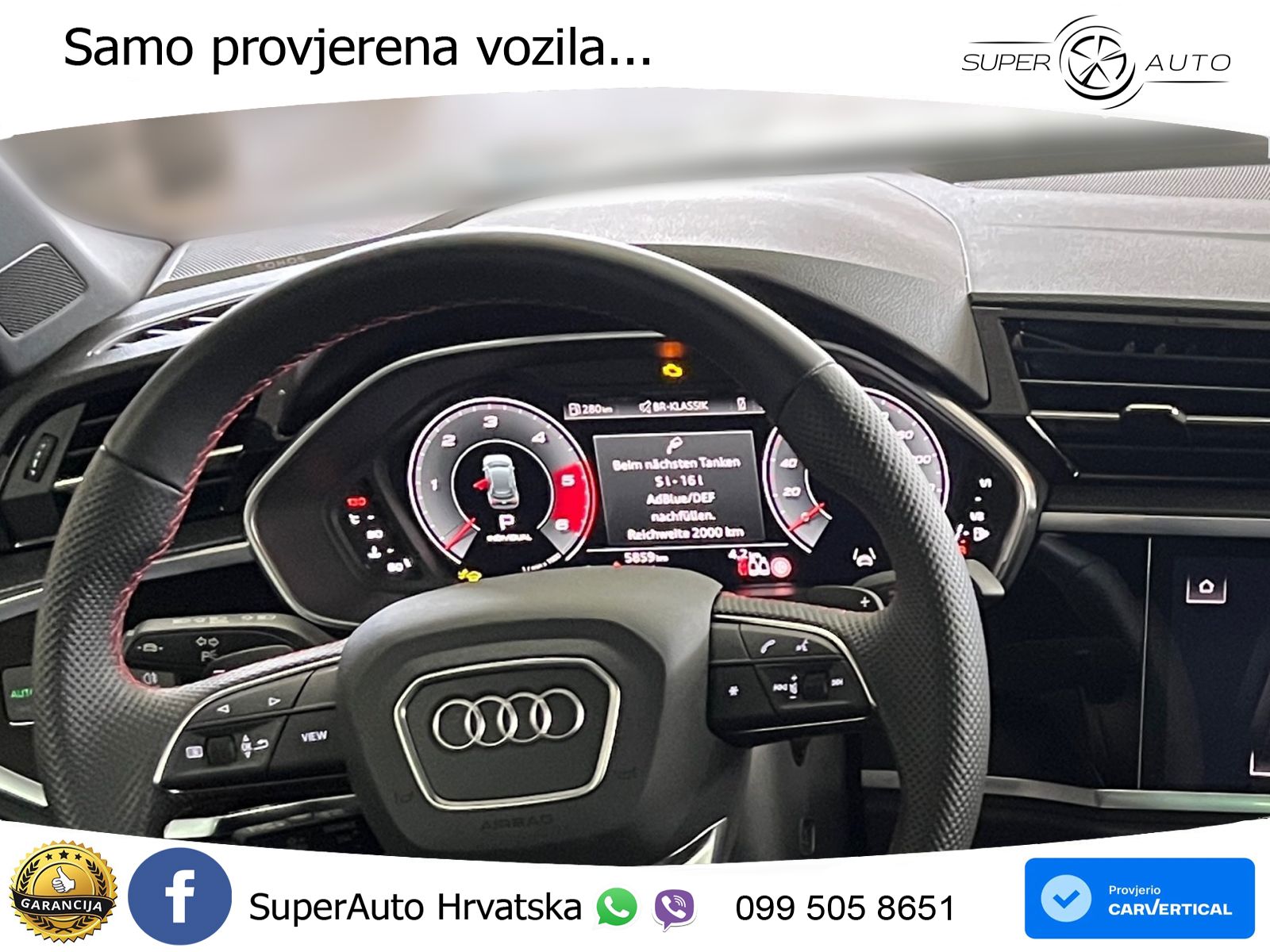 Audi Q3 40 TDI (193 KS) quattro S tronic S line LED+GR SJED+ACC