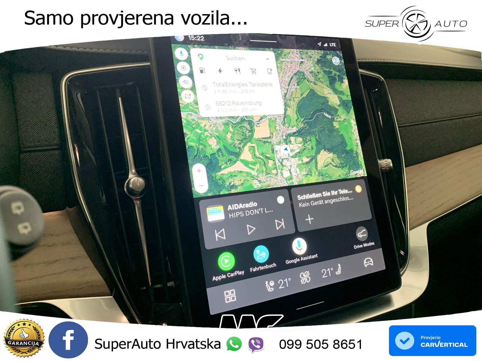 Volvo XC90 2.0 T8 AWD Automatic MATRIX+GR SJED+KAM