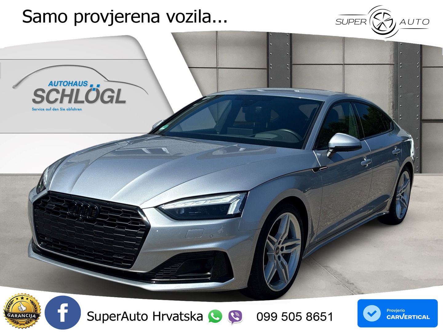 Audi A5 Sportback 45 TFSI (265 KS) quattro S tronic advanced MATRIX+GR SJED+KAM