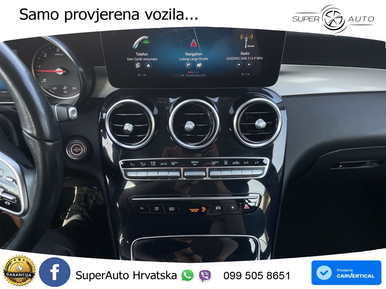 Mercedes GLC 220d (194 KS) 4MATIC G-TRONIC LED+GR SJED+ACC
