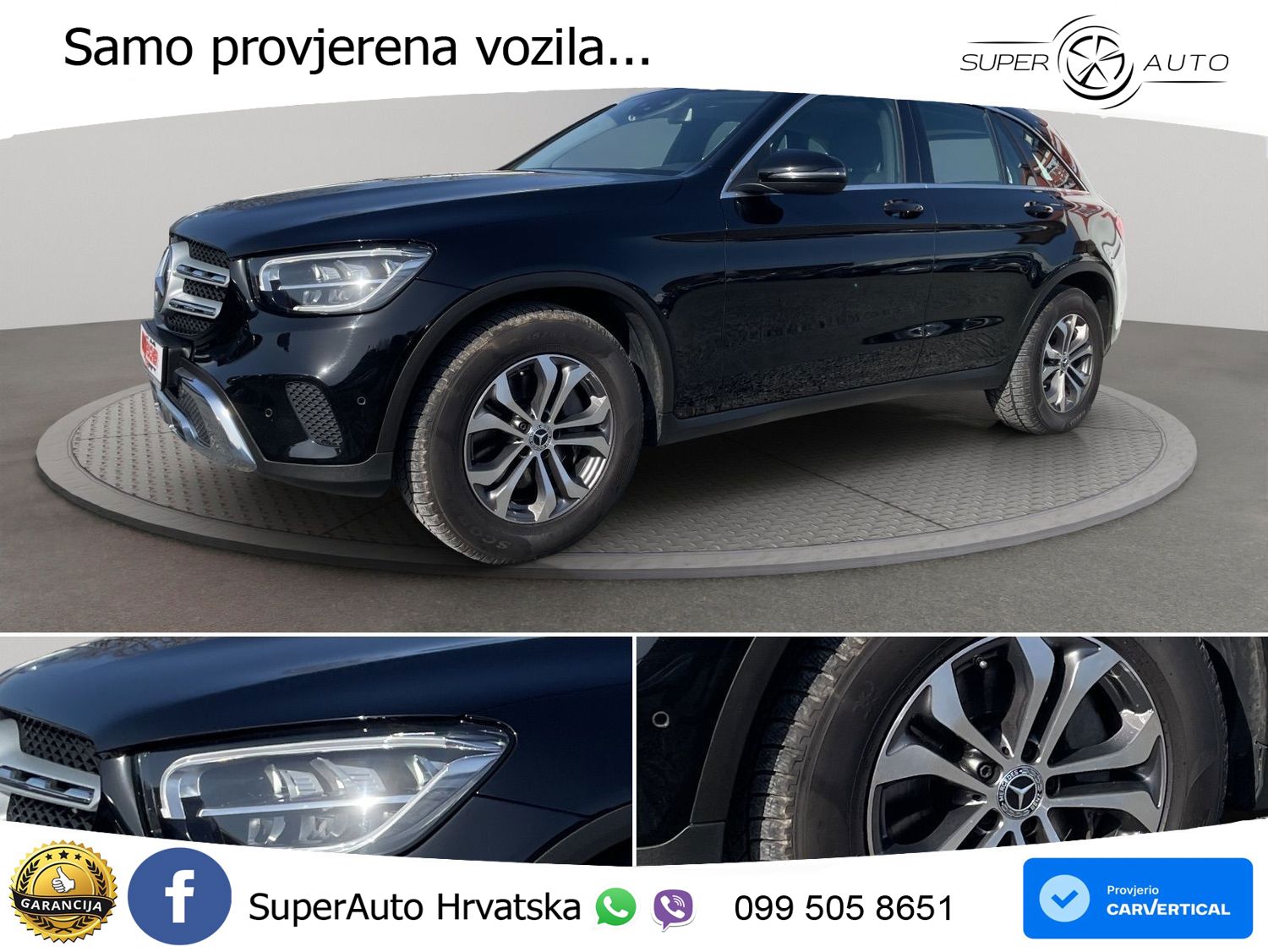 Mercedes GLC 220d (194 KS) 4MATIC G-TRONIC LED+GR SJED+ACC