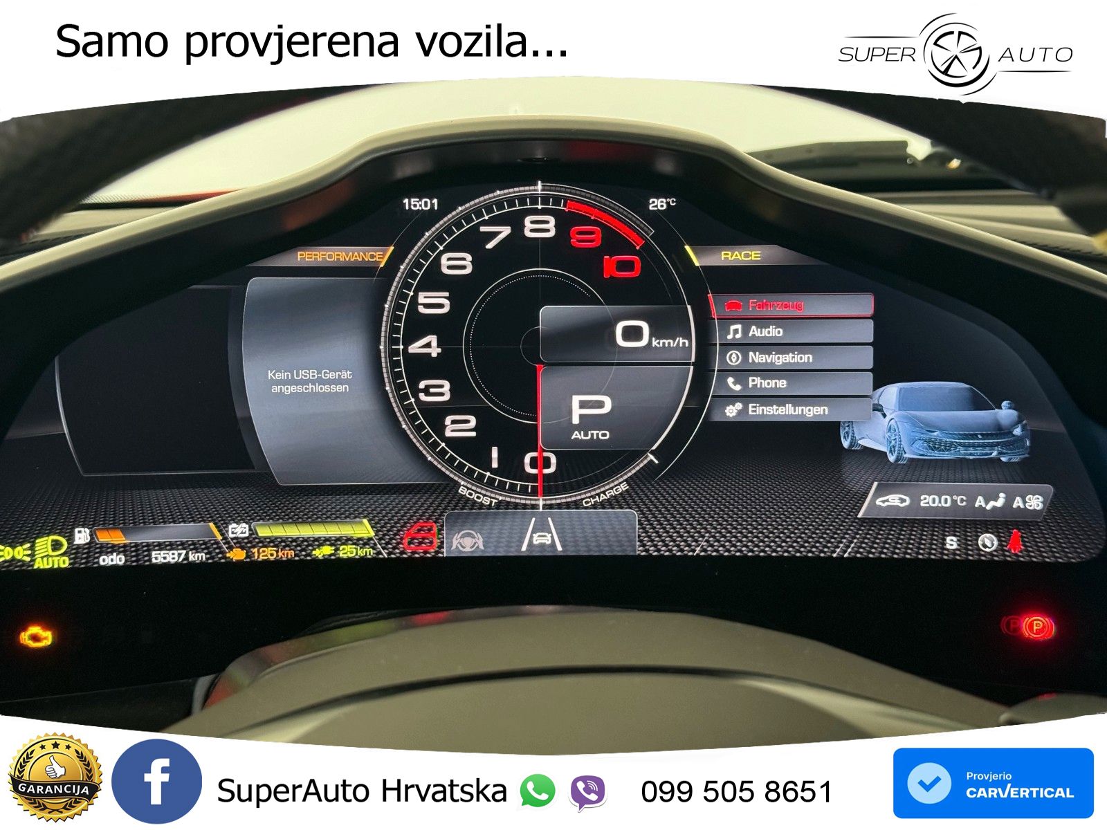 Ferrari 296 GTB 3.0 V6 (830 KS) F1 DCT MATRIX+GR SJED+KAM
