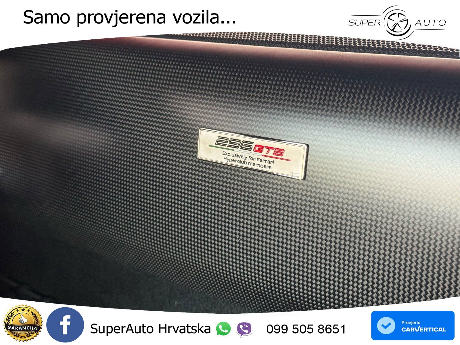Ferrari 296 GTB 3.0 V6 (830 KS) F1 DCT MATRIX+GR SJED+KAM