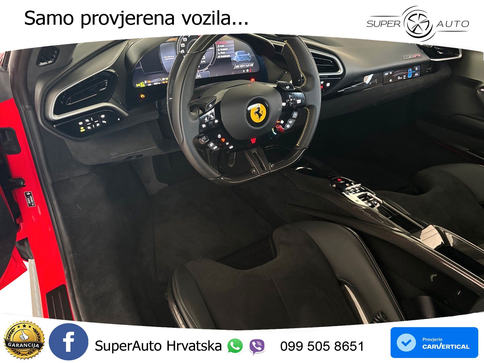 Ferrari 296 GTB 3.0 V6 (830 KS) F1 DCT MATRIX+GR SJED+KAM