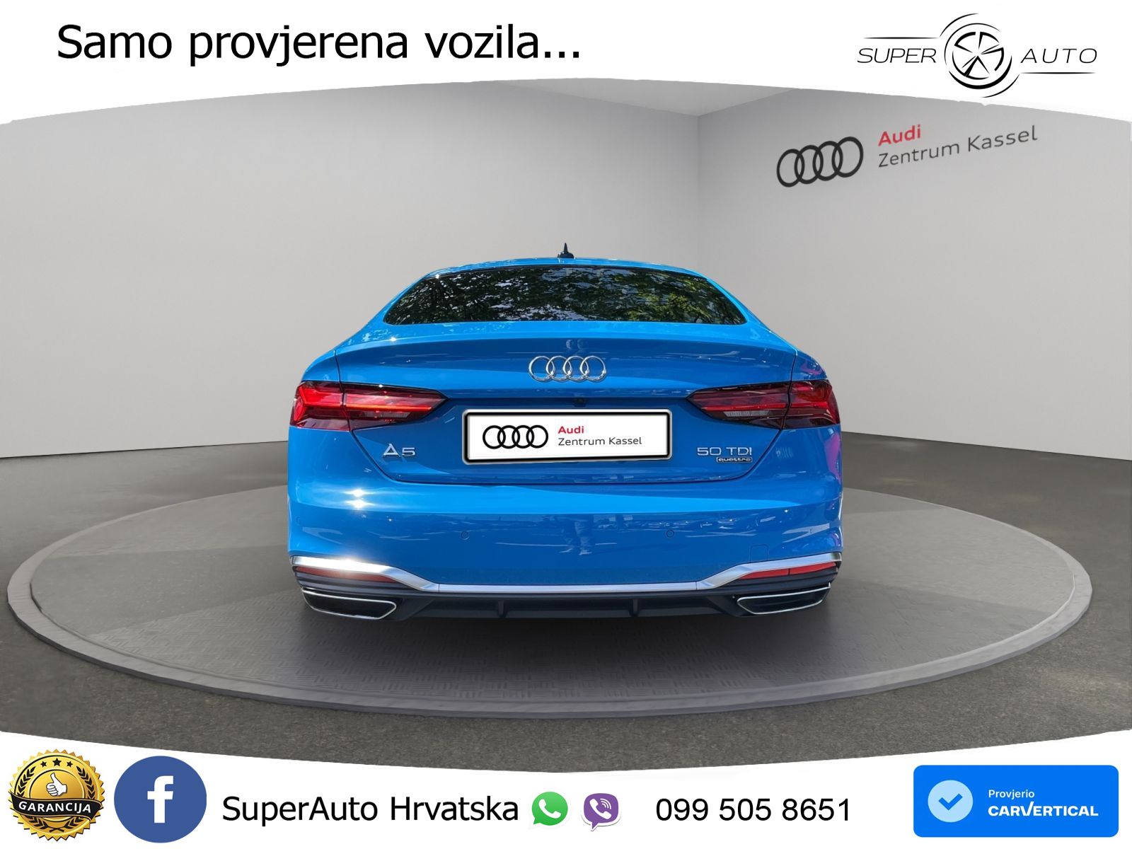 Audi A5 Sportback 50 TDI V6 (286 KS) quattro Tiptronic S line LED+GR SJED+ACC