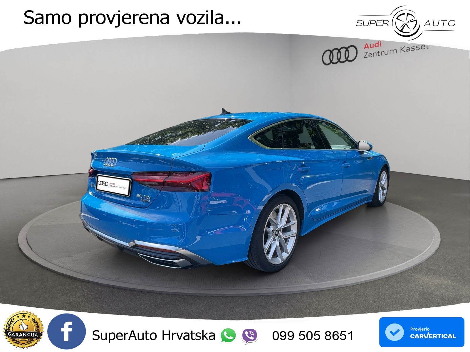 Audi A5 Sportback 50 TDI V6 (286 KS) quattro Tiptronic S line LED+GR SJED+ACC