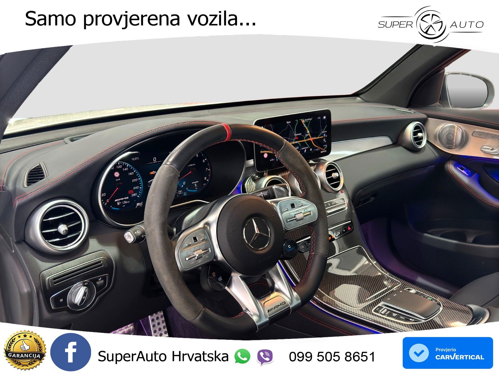 Mercedes AMG GLC 43 V6 (390 KS) 4MATIC TCT ACC+HEAD+4xGR SJED+360+PANO