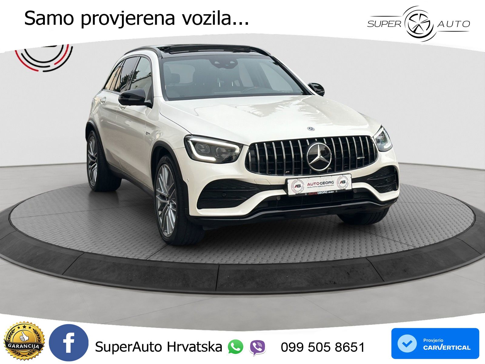Mercedes AMG GLC 43 V6 (390 KS) 4MATIC TCT ACC+HEAD+4xGR SJED+360+PANO