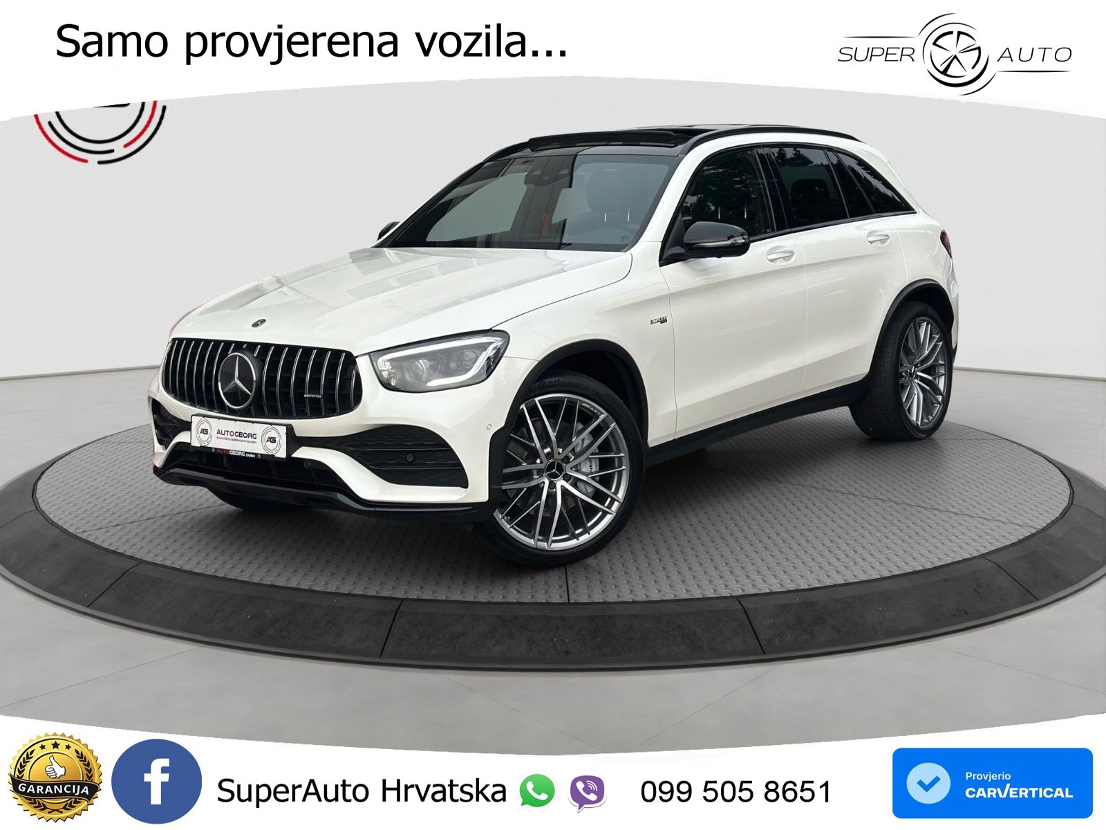 Mercedes AMG GLC 43 V6 (390 KS) 4MATIC TCT ACC+HEAD+4xGR SJED+360+PANO
