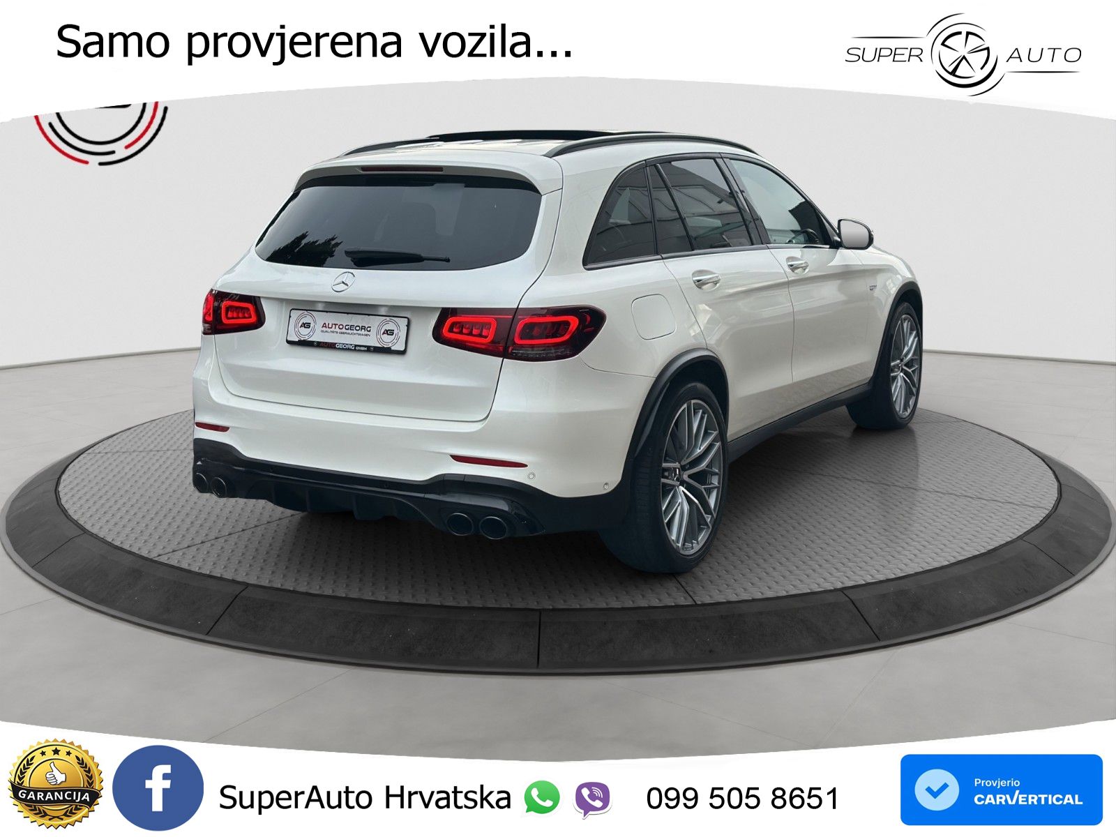 Mercedes AMG GLC 43 V6 (390 KS) 4MATIC TCT ACC+HEAD+4xGR SJED+360+PANO