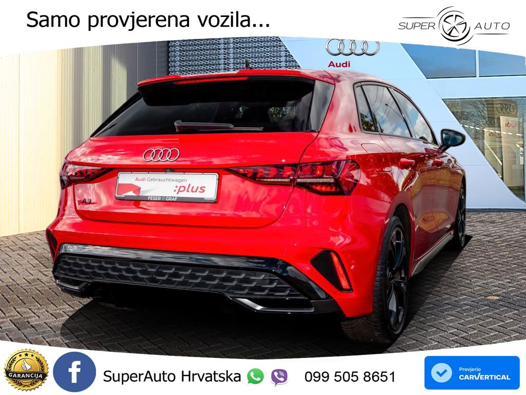 Audi A3 35 TFSI (150 KS) S tronic S line LED+GR SJED+ACC