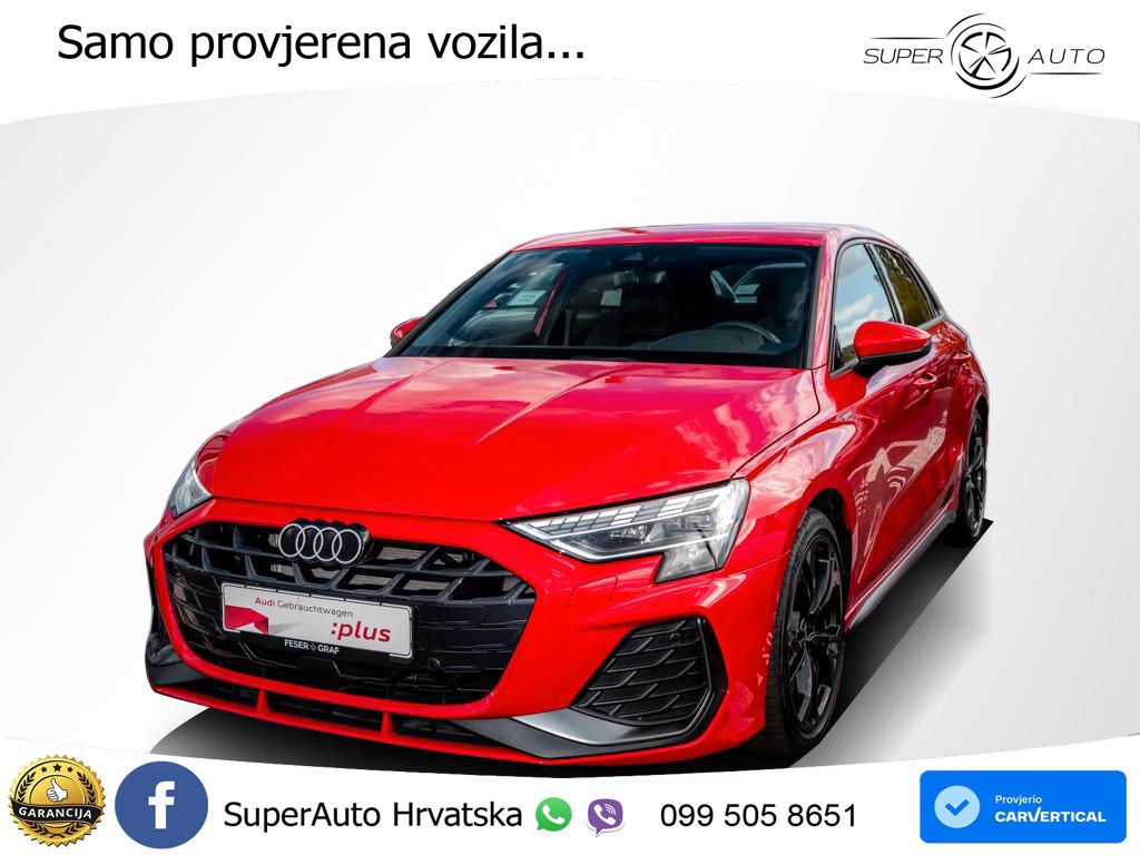 Audi A3 35 TFSI (150 KS) S tronic S line LED+GR SJED+ACC