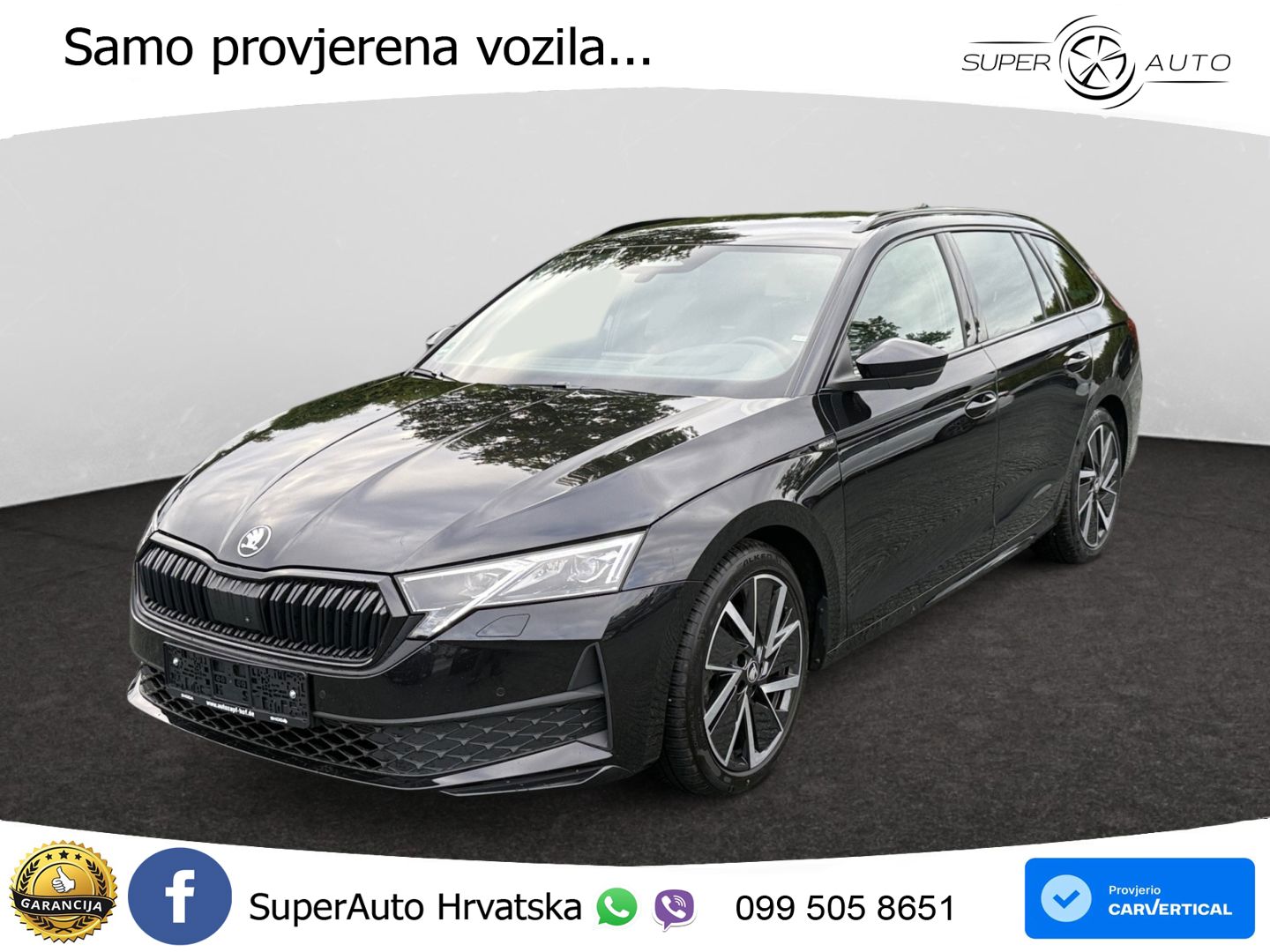 Škoda Octavia Combi 2.0 TDI (150 KS) DSG SportLine LED+GR SJED+ACC