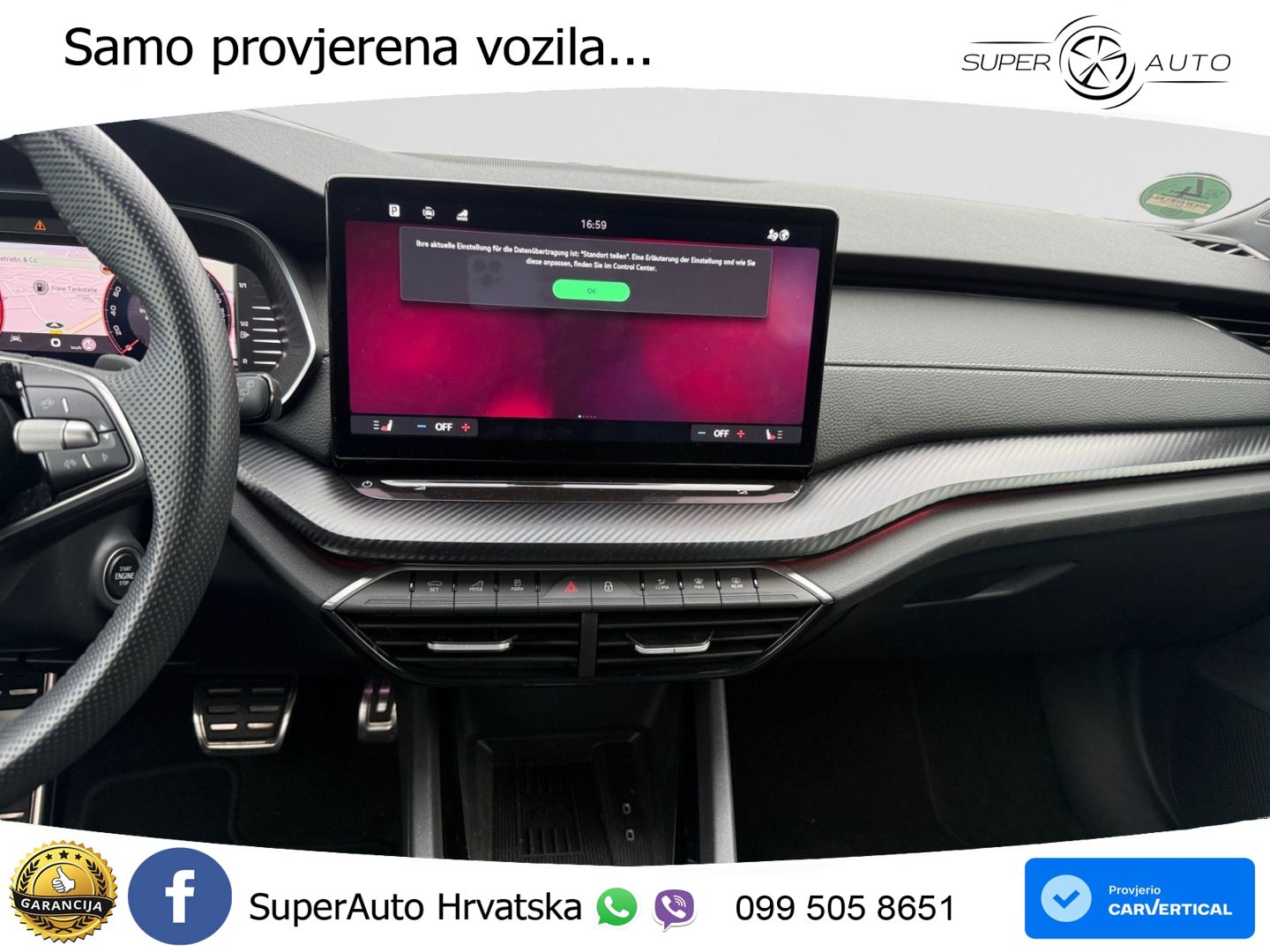 Škoda Octavia Combi 2.0 TDI (150 KS) DSG SportLine LED+GR SJED+ACC