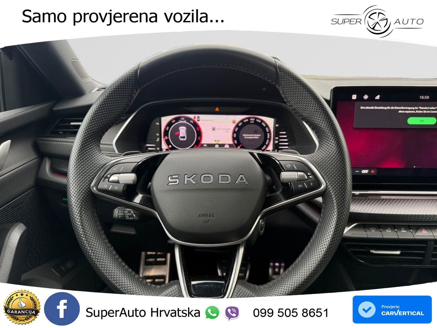 Škoda Octavia Combi 2.0 TDI (150 KS) DSG SportLine LED+GR SJED+ACC