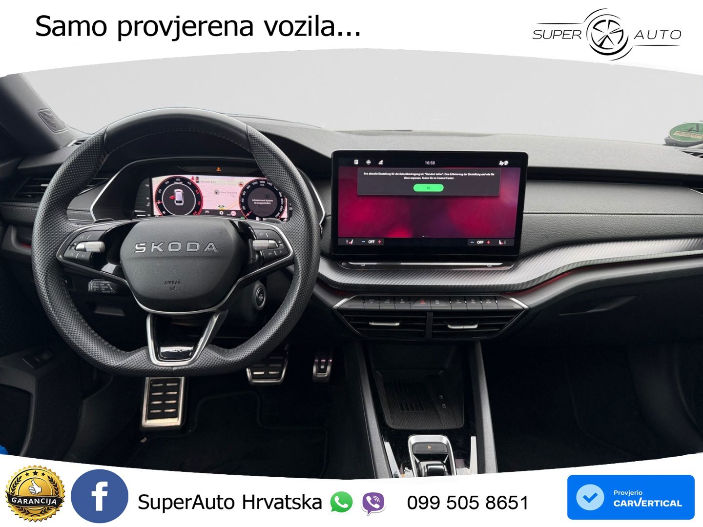 Škoda Octavia Combi 2.0 TDI (150 KS) DSG SportLine LED+GR SJED+ACC