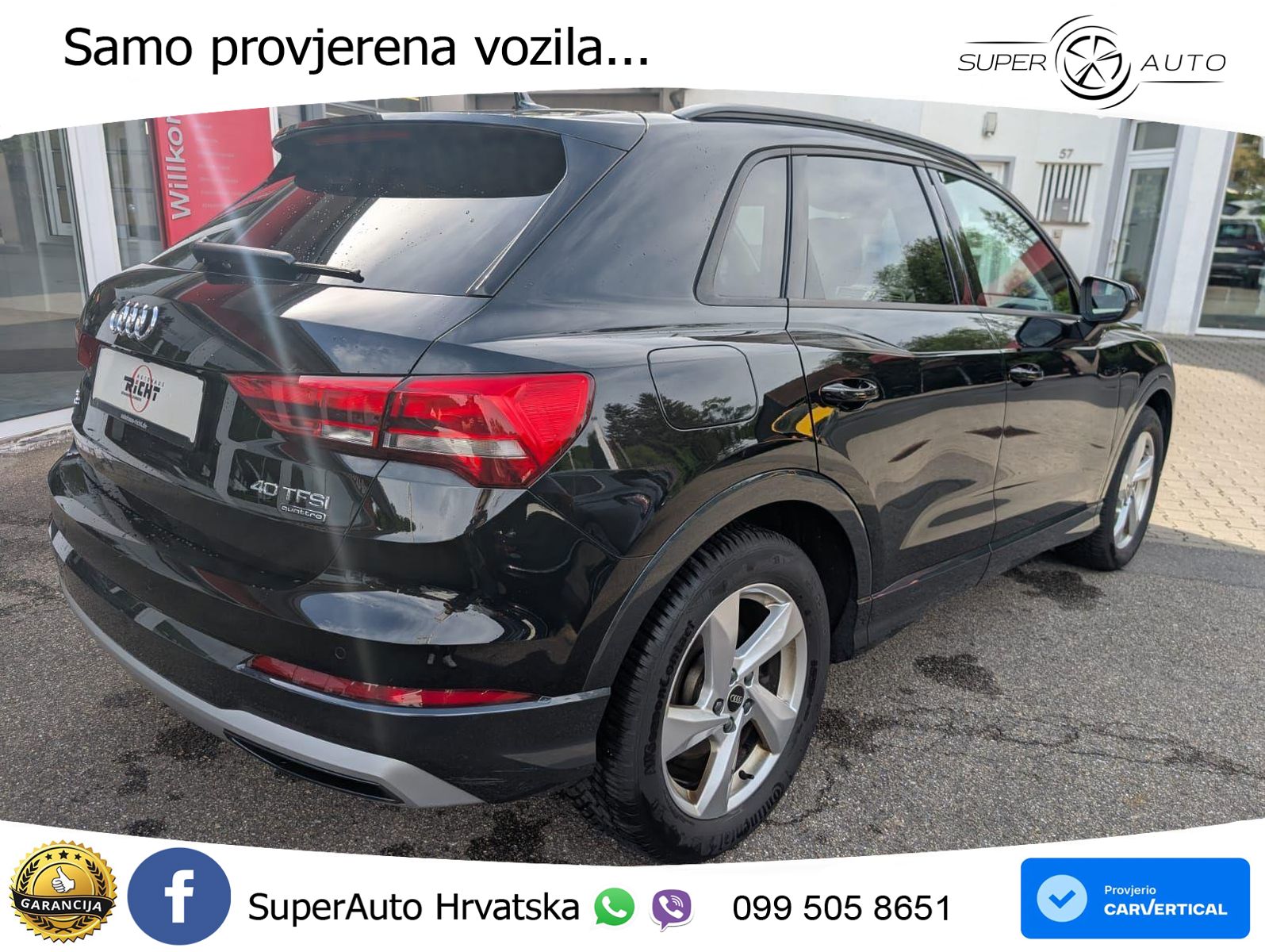 Audi Q3 40 TFSI (190 KS) quattro S tronic advanced